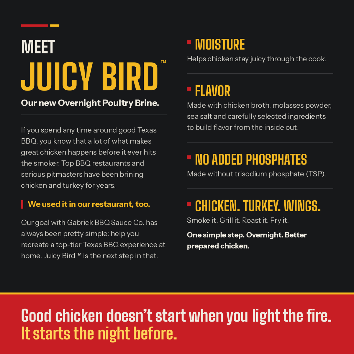 juicy bird brine romance copy