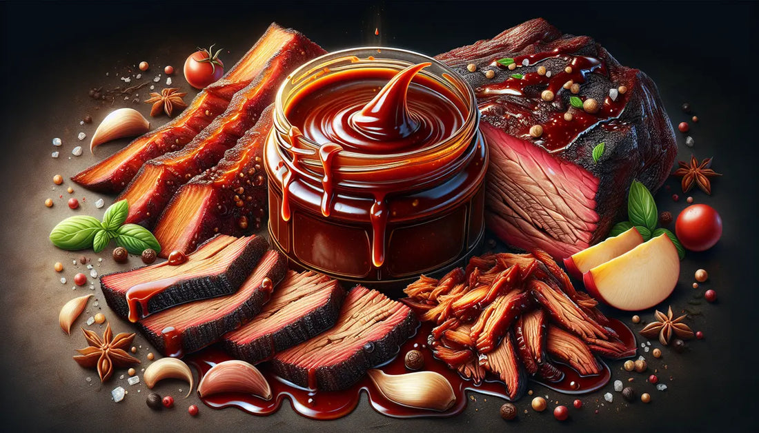 Tangy BBQ sauce is best for rich fatty meats like brisket and pulled pork
