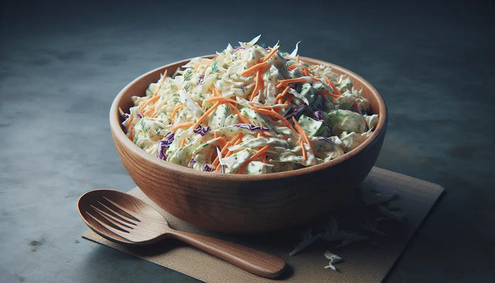 How Creamy Coleslaw Complements Every Bite of Texas BBQ.  Recipe included!