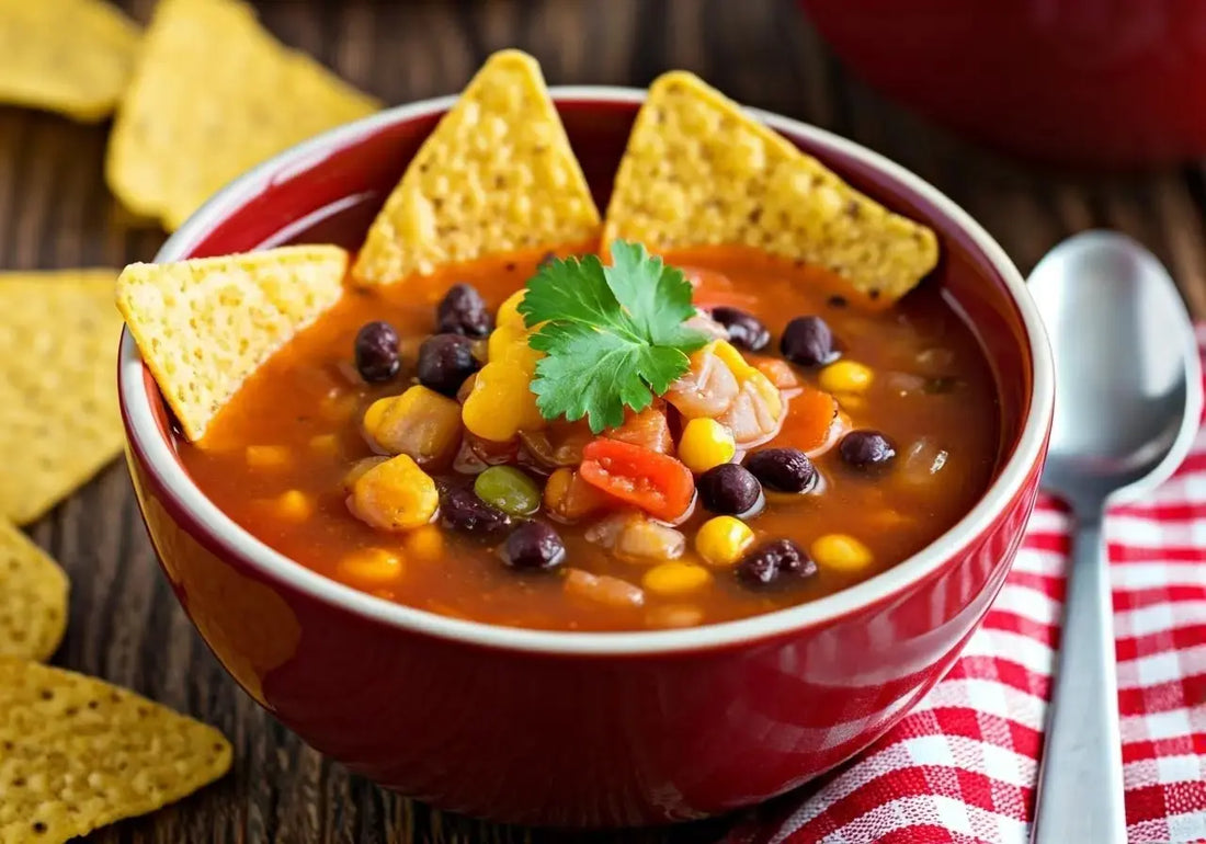 TACO SOUP IN A BOWL