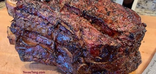 prime rib roast WITH BBQ SAUCE GLAZE
