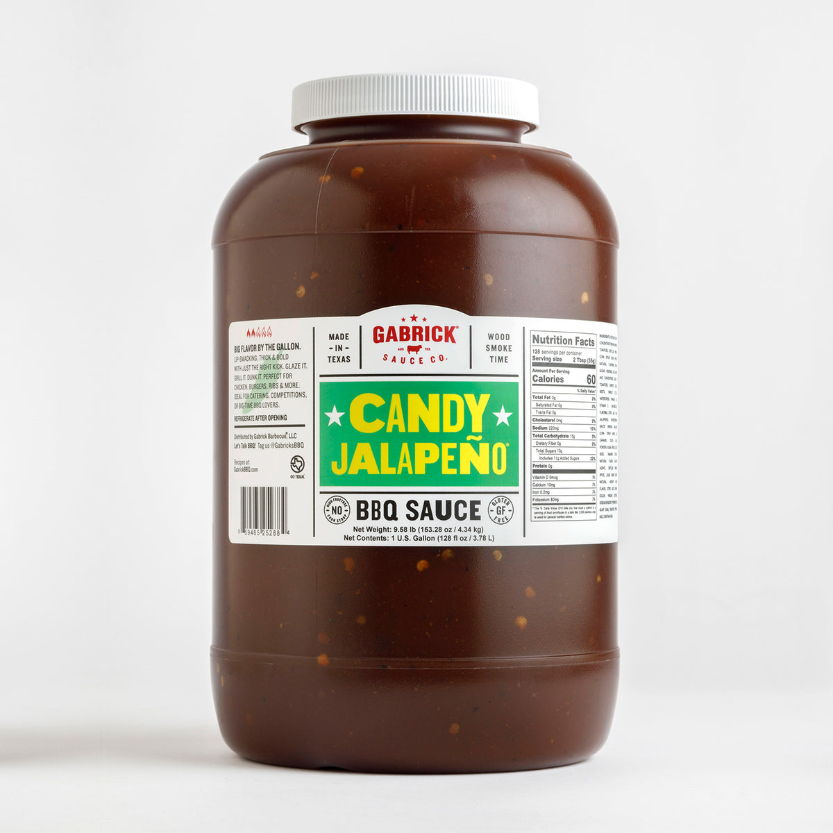 Candy Jalapeño® BBQ Sauce – 1 Gallon Bulk BBQ Sauce for Restaurants & Foodservice
