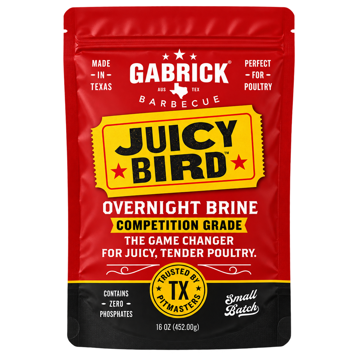 Juicy Bird Overnight Poultry Brine 16 oz pouch by Gabrick Barbecue