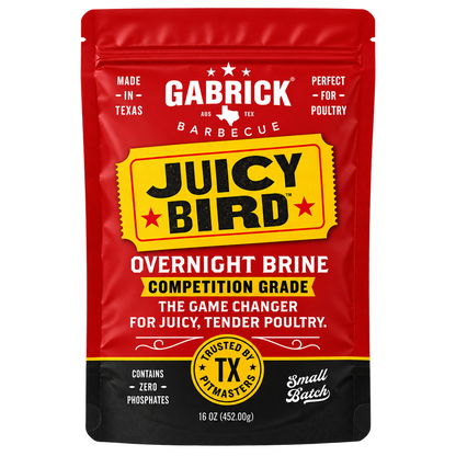 Juicy Bird Overnight Poultry Brine 16 oz pouch by Gabrick Barbecue