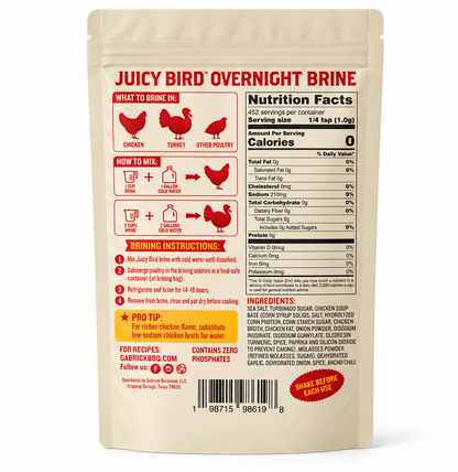 Juicy Bird™ Overnight Poultry Brine